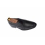 Pantofi barbati cu elastic, eleganti din piele naturala neagra - NIC02NEL3